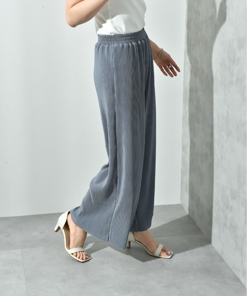 actuel（アクチュエル）の「【ａｃｔｕｅｌ】カットスムースプリーツパンツ（その他パンツ・レディース・ブラック/カーキ/ブルー/モカ・FREE）」の13枚目の写真