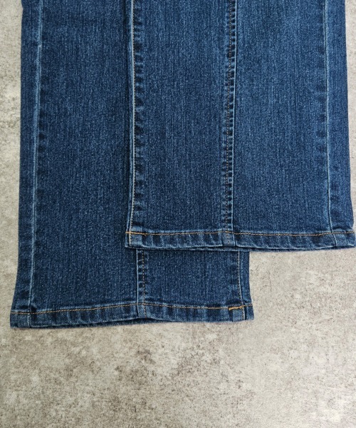 SELECT LEVERY(セレクトリベリー)の「センターシームリサイクルデニムパンツ(デニムパンツ・レディース・ブルー/ブラック/ライトブルー・X-LARGE/LARGE/MEDIUM)」の12枚目の写真