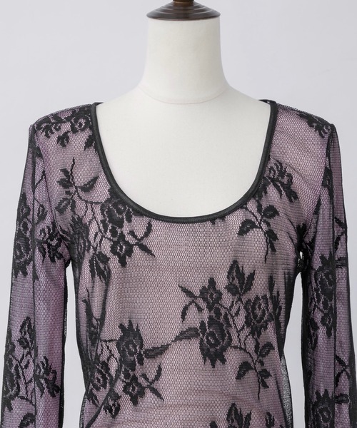 layerd lace tops / レイヤードレーストップス（Tシャツ