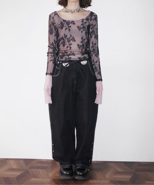 贈り物 layerd lace tops / レイヤードレーストップス（Tシャツ トップス