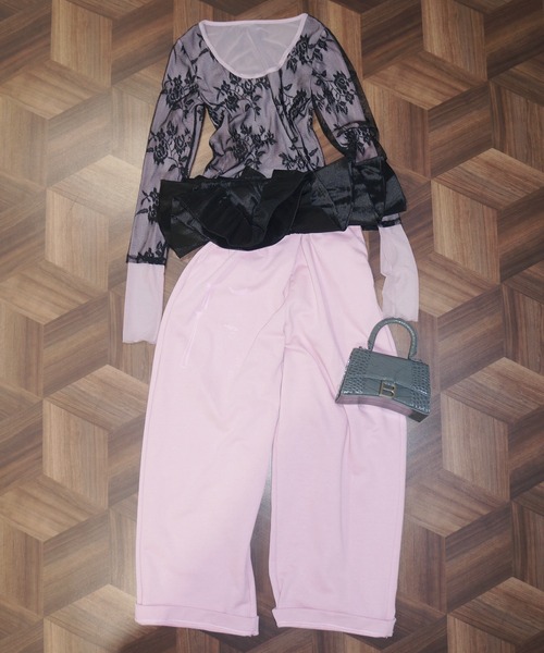 layerd lace tops / レイヤードレーストップス（Tシャツ
