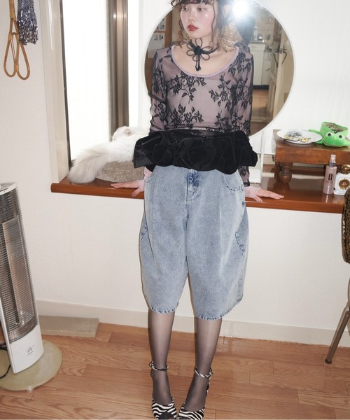 layerd lace tops / レイヤードレーストップス（Tシャツ