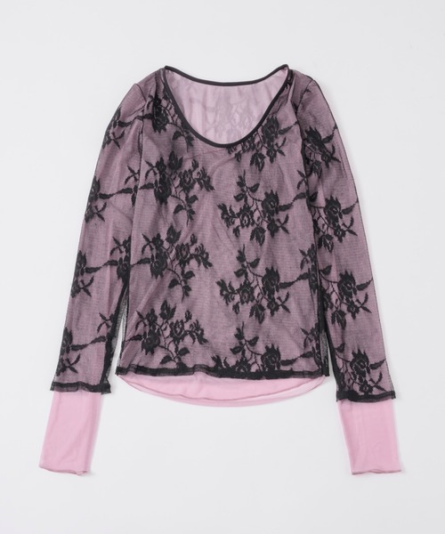【zizemuseum】 レース トップス GAP｜(W)レーストリム ぺプラム クロップドトップス | Rakuten