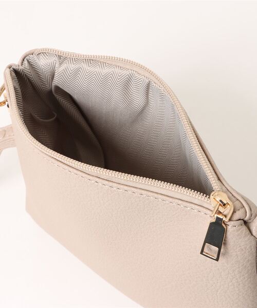 CURI BISCUI（キュリ　ビスキュイ）の「ポーチ付き バイカラー バッグ（ハンドバッグ・レディース・グリーン系その他/ライトベージュ/ブラック・FREE）」の6枚目の写真