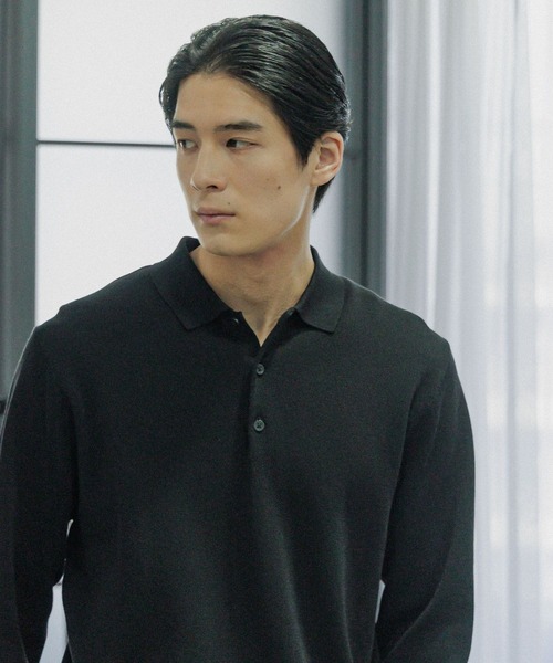 GLOBAL WORK(グローバルワーク)の「ニットポロシャツ/Salon de GW/288726(ポロシャツ・メンズ・ブラック/オフホワイト/ブラウン・X-LARGE/LARGE/MEDIUM/SMALL)」の20枚目の写真