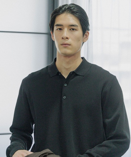 GLOBAL WORK(グローバルワーク)の「ニットポロシャツ/Salon de GW/288726(ポロシャツ・メンズ・ブラック/オフホワイト/ブラウン・X-LARGE/LARGE/MEDIUM/SMALL)」の21枚目の写真