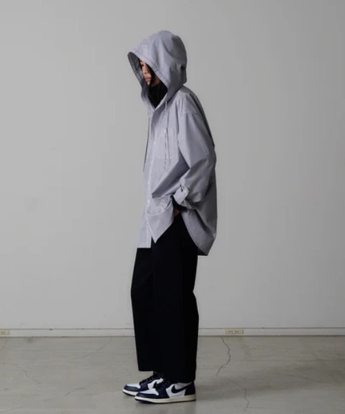 FACETASM（ファセッタズム）の「FACETASM/ファセッタズム/HOODED SHIRT（シャツ/ブラウス・メンズ・ブルー・4）」の4枚目の写真