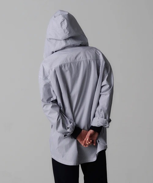 FACETASM（ファセッタズム）の「FACETASM/ファセッタズム/HOODED SHIRT（シャツ/ブラウス・メンズ・ブルー・4）」の6枚目の写真