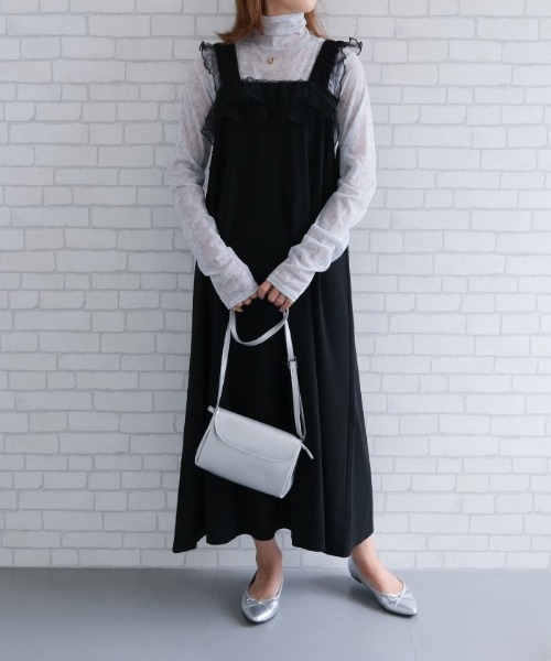 aquagarage(アクアガレージ)の「リボン柄シアートップス(その他トップス・レディース・グレー/ブラック・M)」の10枚目の写真