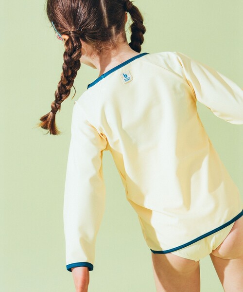 こども ビームス（コドモビームス）の「長袖 プルオーバー ラッシュガード 2025SS（100～130cm）（ラッシュガード・キッズ・イエロー系その他4/ダークグリーン・100/110/120/130）」の21枚目の写真