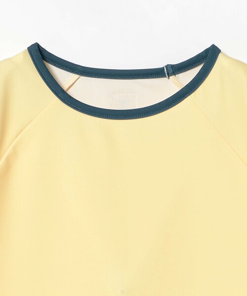 こども ビームス（コドモビームス）の「長袖 プルオーバー ラッシュガード 2025SS（100～130cm）（ラッシュガード・キッズ・イエロー系その他4/ダークグリーン・100/110/120/130）」の8枚目の写真