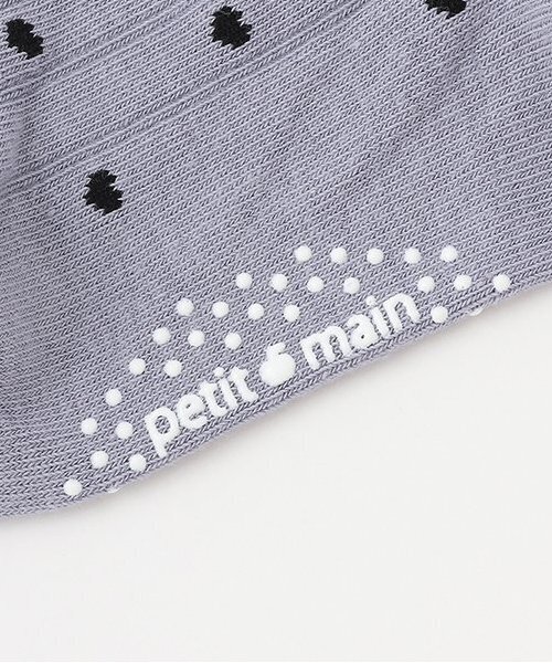 petit main（プティマイン）の「ハート・ラインクルーソックス2P（ソックス/靴下・キッズ・ブラック/ライトグリーン/カラフル・SS/S/M/L）」の7枚目の写真