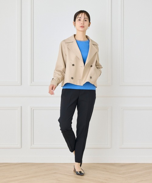 INED（イネド）の「【2025NEW】美脚テーパードパンツ（その他パンツ・レディース・その他/ブルー/チェック/オフホワイト/ブラック/ベージュ・9号/7号/5号/11号）」の21枚目の写真