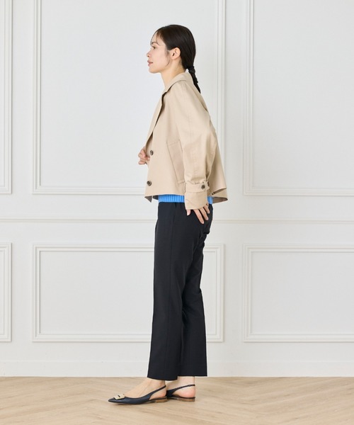 INED（イネド）の「【2025NEW】美脚テーパードパンツ（その他パンツ・レディース・その他/ブルー/チェック/オフホワイト/ブラック/ベージュ・9号/7号/5号/11号）」の19枚目の写真