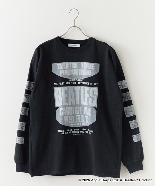 Johnbull（ジョンブル）の「Johnbull/ジョンブル TheBeatles CARNEGIE HALL LST ビートルズ ロンT メンズ 夏物 夏服（Tシャツ/カットソー・メンズ・ホワイト/ブラック・L/M）」の11枚目の写真