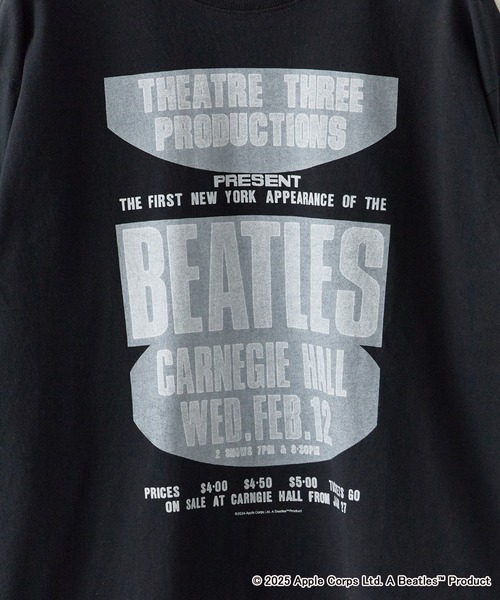 Johnbull（ジョンブル）の「Johnbull/ジョンブル TheBeatles CARNEGIE HALL LST ビートルズ ロンT メンズ 夏物 夏服（Tシャツ/カットソー・メンズ・ホワイト/ブラック・L/M）」の13枚目の写真