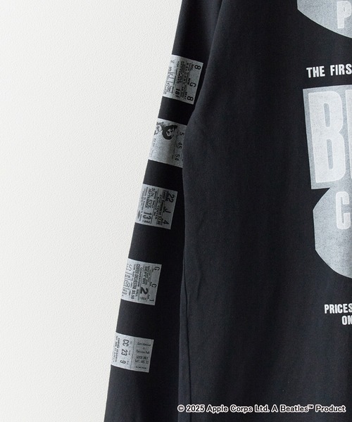 Johnbull（ジョンブル）の「Johnbull/ジョンブル TheBeatles CARNEGIE HALL LST ビートルズ ロンT メンズ 夏物 夏服（Tシャツ/カットソー・メンズ・ホワイト/ブラック・L/M）」の5枚目の写真