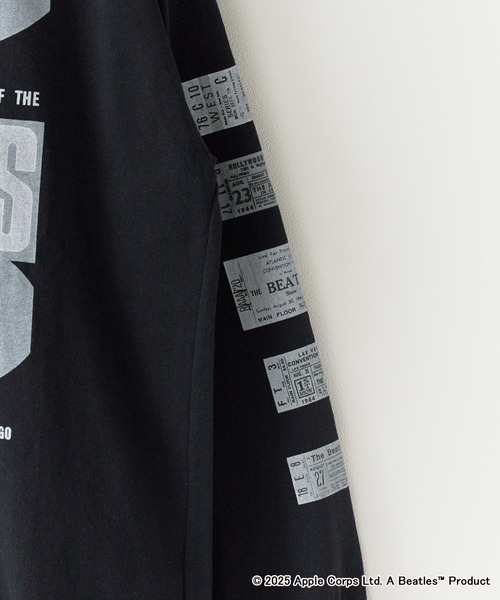 Johnbull（ジョンブル）の「Johnbull/ジョンブル TheBeatles CARNEGIE HALL LST ビートルズ ロンT メンズ 夏物 夏服（Tシャツ/カットソー・メンズ・ホワイト/ブラック・L/M）」の6枚目の写真