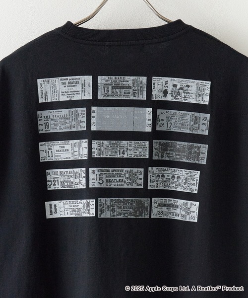 Johnbull（ジョンブル）の「Johnbull/ジョンブル TheBeatles CARNEGIE HALL LST ビートルズ ロンT メンズ 夏物 夏服（Tシャツ/カットソー・メンズ・ホワイト/ブラック・L/M）」の9枚目の写真