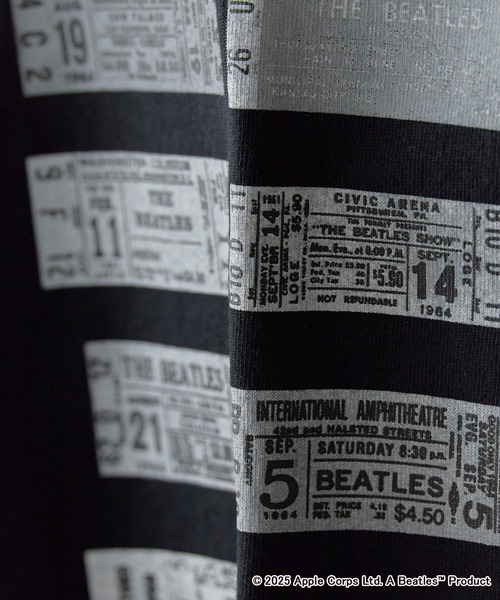 Johnbull（ジョンブル）の「Johnbull/ジョンブル TheBeatles CARNEGIE HALL LST ビートルズ ロンT メンズ 夏物 夏服（Tシャツ/カットソー・メンズ・ホワイト/ブラック・L/M）」の10枚目の写真