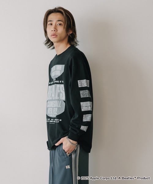 Johnbull（ジョンブル）の「Johnbull/ジョンブル TheBeatles CARNEGIE HALL LST ビートルズ ロンT メンズ 夏物 夏服（Tシャツ/カットソー・メンズ・ホワイト/ブラック・L/M）」の21枚目の写真