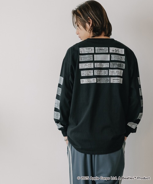 Johnbull（ジョンブル）の「Johnbull/ジョンブル TheBeatles CARNEGIE HALL LST ビートルズ ロンT メンズ 夏物 夏服（Tシャツ/カットソー・メンズ・ホワイト/ブラック・L/M）」の22枚目の写真