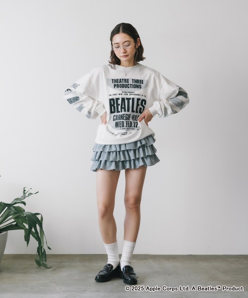 Johnbull（ジョンブル）の「Johnbull/ジョンブル TheBeatles CARNEGIE HALL LST ビートルズ ロンT メンズ 夏物 夏服（Tシャツ/カットソー・メンズ・ホワイト/ブラック・L/M）」の17枚目の写真