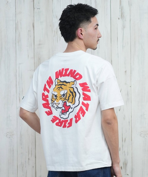 ELEMENT(エレメント)の「ELEMENT/エレメント 半袖Tシャツ バックプリント オーバーサイズ BF021-206(Tシャツ/カットソー・メンズ・ライトグレー/ブラック/ホワイト・L/M/XL)」の5枚目の写真