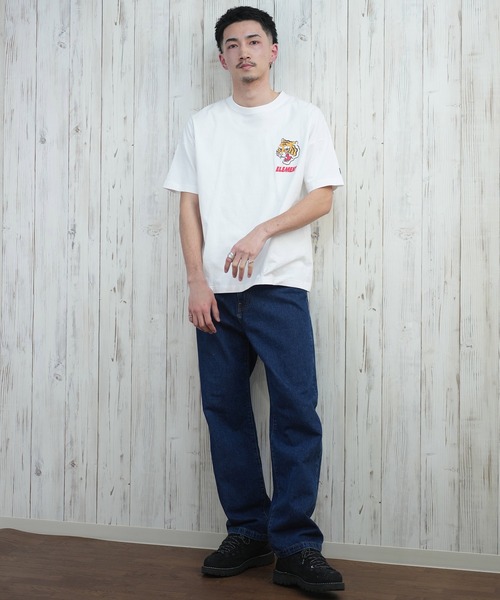ELEMENT(エレメント)の「ELEMENT/エレメント 半袖Tシャツ バックプリント オーバーサイズ BF021-206(Tシャツ/カットソー・メンズ・ライトグレー/ブラック/ホワイト・L/M/XL)」の7枚目の写真