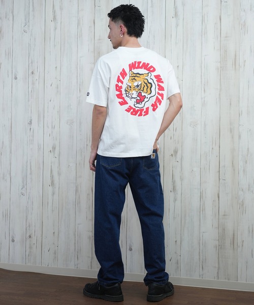 ELEMENT(エレメント)の「ELEMENT/エレメント 半袖Tシャツ バックプリント オーバーサイズ BF021-206(Tシャツ/カットソー・メンズ・ライトグレー/ブラック/ホワイト・L/M/XL)」の8枚目の写真