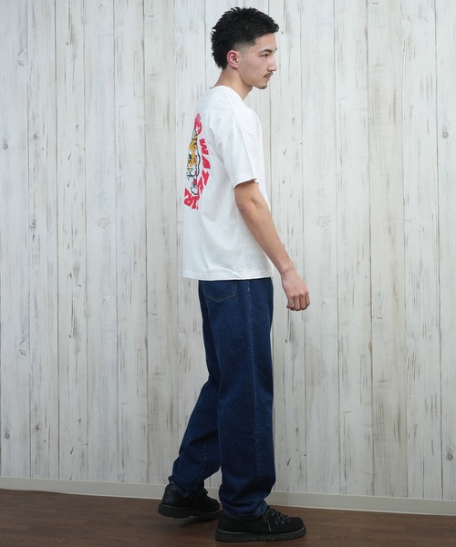ELEMENT(エレメント)の「ELEMENT/エレメント 半袖Tシャツ バックプリント オーバーサイズ BF021-206(Tシャツ/カットソー・メンズ・ライトグレー/ブラック/ホワイト・L/M/XL)」の9枚目の写真