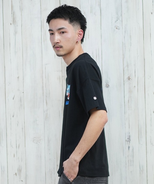 ELEMENT(エレメント)の「ELEMENT/エレメント 半袖Tシャツ バックプリント オーバーサイズ BF021-206(Tシャツ/カットソー・メンズ・ライトグレー/ブラック/ホワイト・L/M/XL)」の11枚目の写真