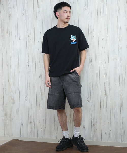 ELEMENT(エレメント)の「ELEMENT/エレメント 半袖Tシャツ バックプリント オーバーサイズ BF021-206(Tシャツ/カットソー・メンズ・ライトグレー/ブラック/ホワイト・L/M/XL)」の14枚目の写真
