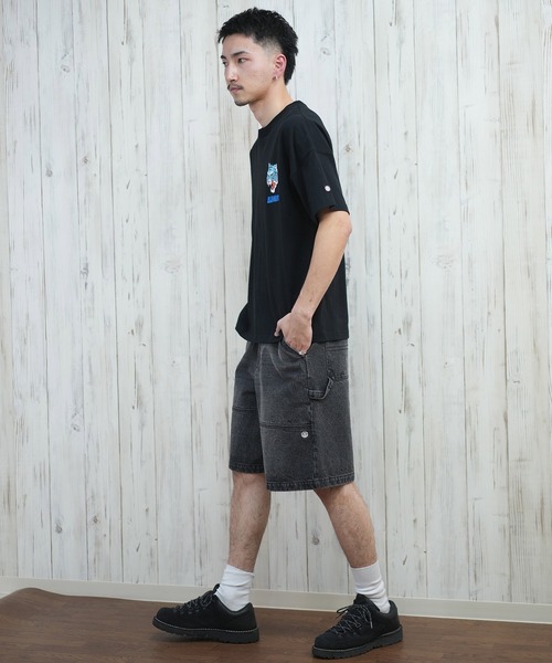 ELEMENT(エレメント)の「ELEMENT/エレメント 半袖Tシャツ バックプリント オーバーサイズ BF021-206(Tシャツ/カットソー・メンズ・ライトグレー/ブラック/ホワイト・L/M/XL)」の15枚目の写真