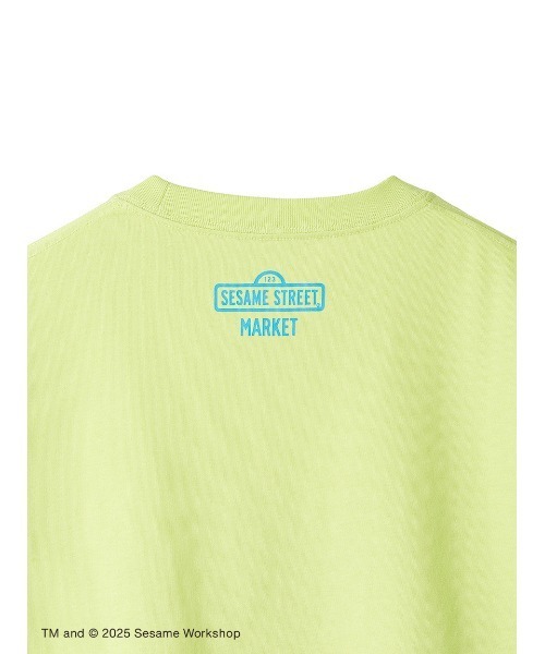 SESAME STREET(セサミストリート)の「【UNISEX】クッキーモンスター アートTシャツ(RADIO)(Tシャツ/カットソー・レディース・ライム/ブラック・MEDIUM/LARGE)」の15枚目の写真