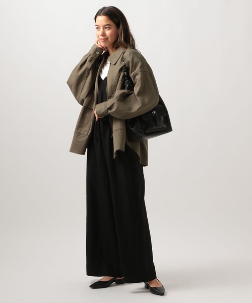 BAYFLOW（ベイフロー）の「※2WAYシャーリングバッグ（ハンドバッグ・レディース・アイボリー/ブラック/イエロー・FREE）」の4枚目の写真