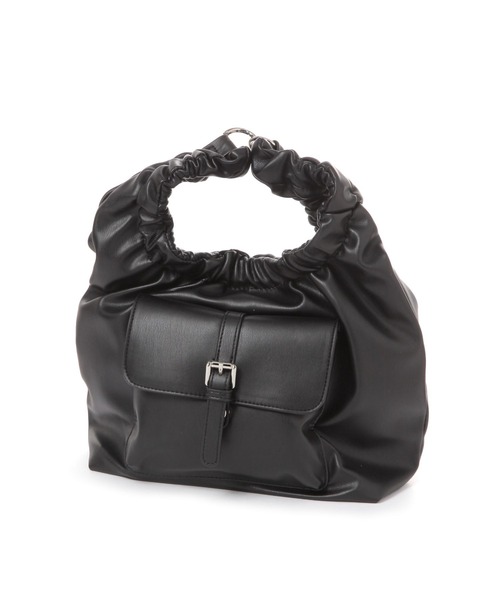 BAYFLOW（ベイフロー）の「※2WAYシャーリングバッグ（ハンドバッグ・レディース・アイボリー/ブラック/イエロー・FREE）」の8枚目の写真