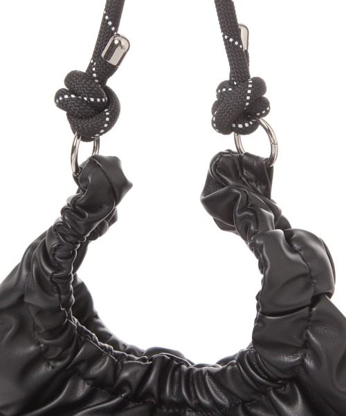 BAYFLOW（ベイフロー）の「※2WAYシャーリングバッグ（ハンドバッグ・レディース・アイボリー/ブラック/イエロー・FREE）」の16枚目の写真