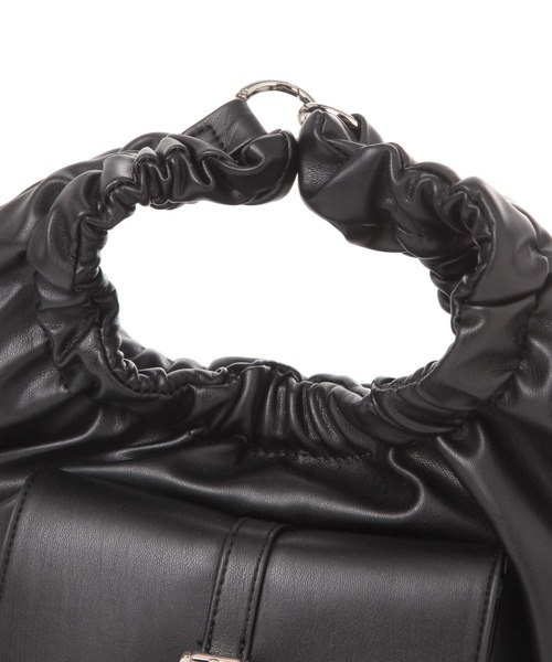 BAYFLOW（ベイフロー）の「※2WAYシャーリングバッグ（ハンドバッグ・レディース・アイボリー/ブラック/イエロー・FREE）」の17枚目の写真