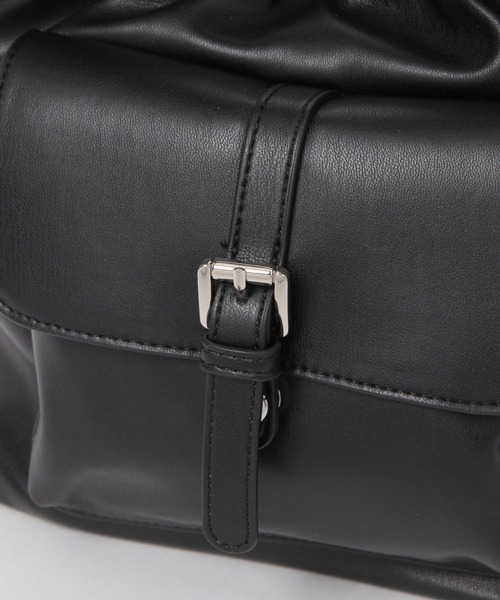 BAYFLOW（ベイフロー）の「※2WAYシャーリングバッグ（ハンドバッグ・レディース・アイボリー/ブラック/イエロー・FREE）」の18枚目の写真