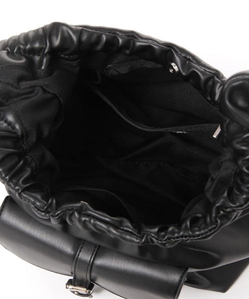 BAYFLOW（ベイフロー）の「※2WAYシャーリングバッグ（ハンドバッグ・レディース・アイボリー/ブラック/イエロー・FREE）」の21枚目の写真