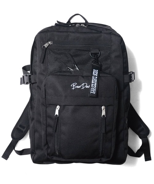BEN DAVIS(ベンデイビス)の「《BEN DAVIS》LARGE DAYPACK 29L(バックパック/リュック・メンズ・ライトベージュ/ブラック×ホワイト/ブラック×パープル/ブラック×レッド・FREE)」の13枚目の写真