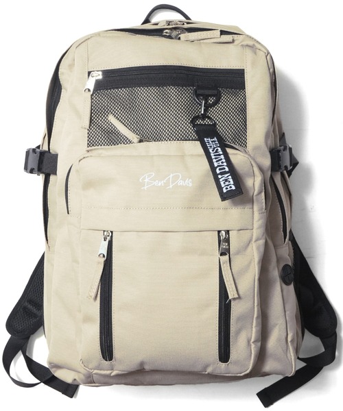 BEN DAVIS(ベンデイビス)の「《BEN DAVIS》LARGE DAYPACK 29L(バックパック/リュック・メンズ・ライトベージュ/ブラック×ホワイト/ブラック×パープル/ブラック×レッド・FREE)」の16枚目の写真