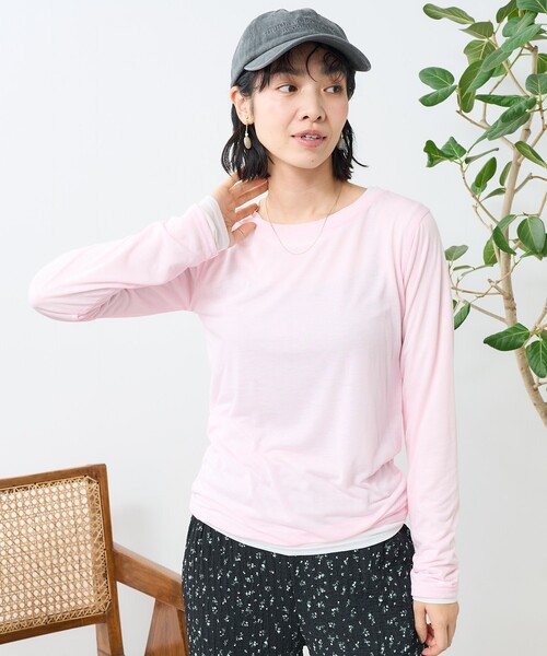 セール】シアーセットTシャツ/レイヤード シアーロンT（Tシャツ
