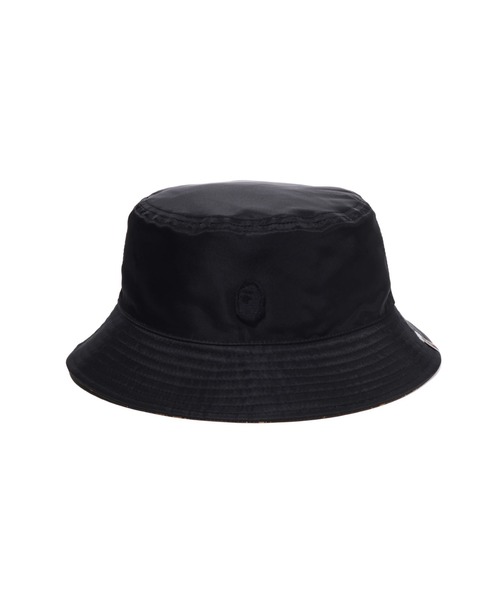 未使用　アベイジングエイプ　バケットハット　ブラック　L Size【L】 A BATHING APE ア ベイシング エイプ BUCKET HAT