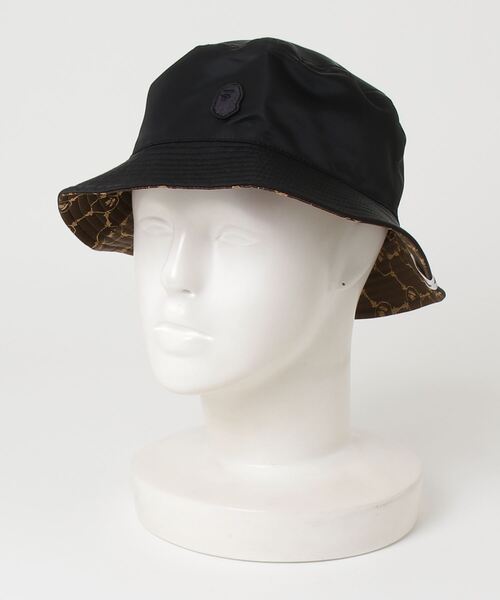 COLLEGE MONOGRAM REVERSIBLE BUCKLE HAT M（ハット）｜A