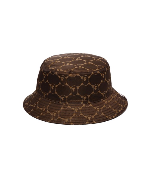 【A BATHING APE】COLLEGE MONOGRAM REVERSIBLE BUCKLE HAT COLLEGE MONOGRAM REVERSIBLE BUCKLE HAT M（ハット）｜A