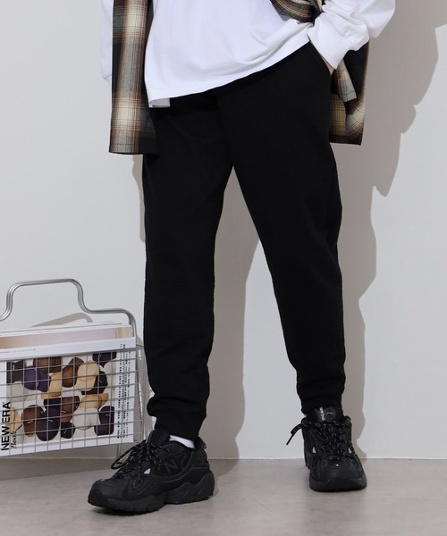 新品未使用　Y's for liying サッカー生地のパンツ Munsingwear SEASON COLLECTION ストレッチT/C ストライプ