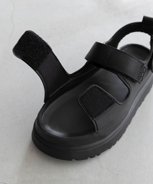 welleg（ウェレッグ）の「ベルクロ 厚底サンダル（サンダル・レディース・ブラック/アイボリー/ブラウン・S/M/L/LL）」の12枚目の写真