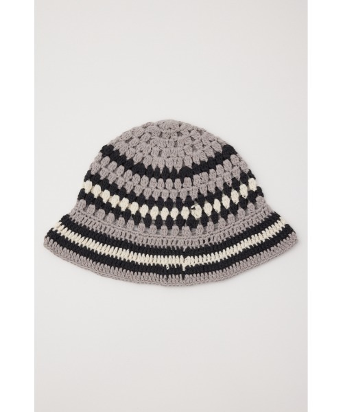 RODEO CROWNS WIDE BOWL（ロデオクラウンズワイドボウル）の「ガラニットハット（ハット・レディース・グレー系その他/マルチ/ブルー系その他・FREE）」の9枚目の写真